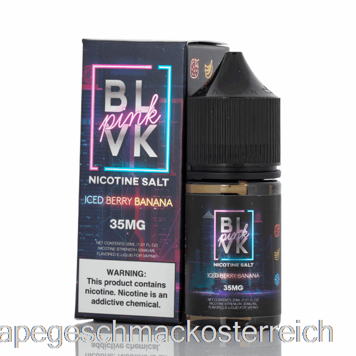 Eisbeer-Bananensalz – Blvk Pink-Serie – Blvk – 30 Ml, 50 Mg Vape-Geschmack